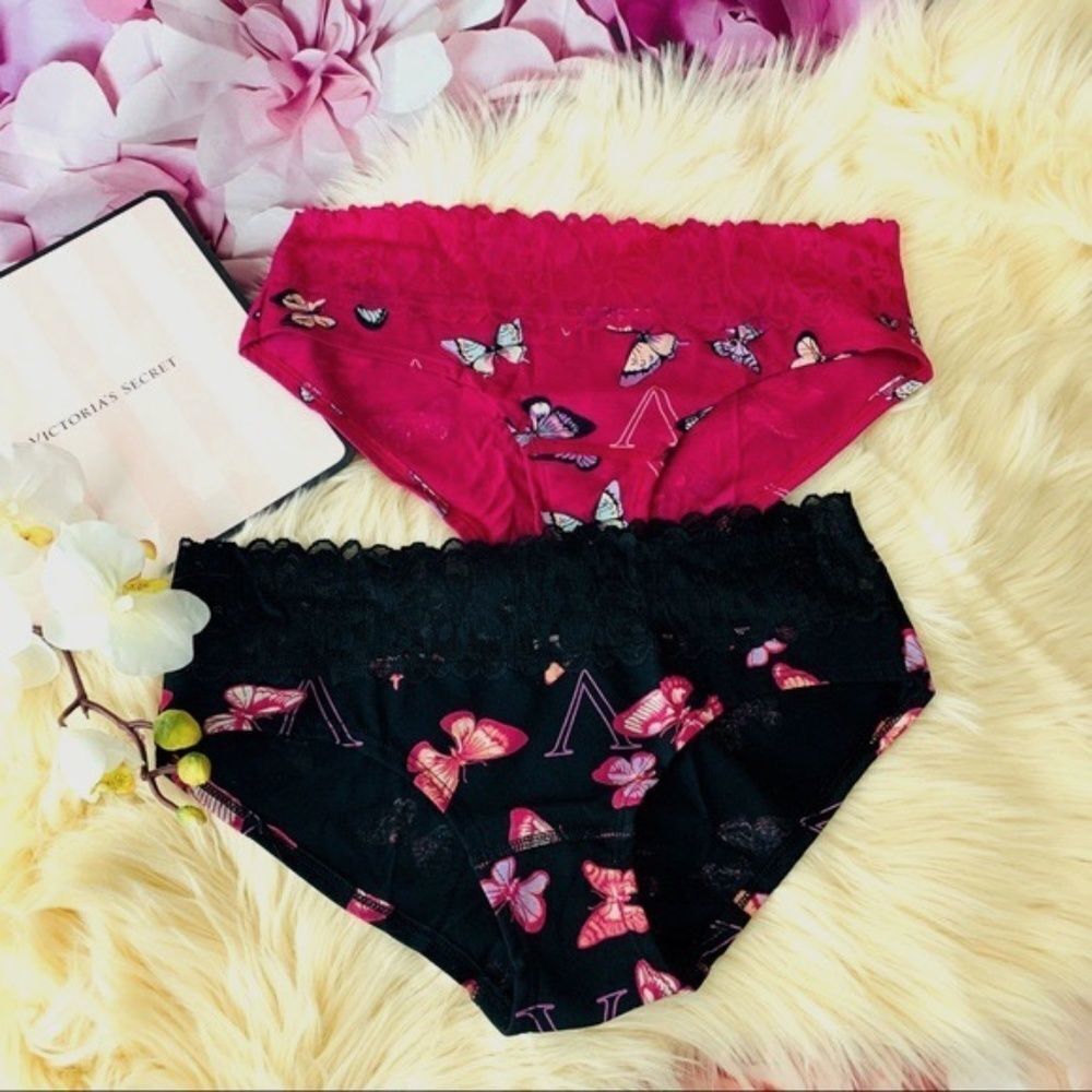 Victoria’s Secret Lace Top Butterflies Panties